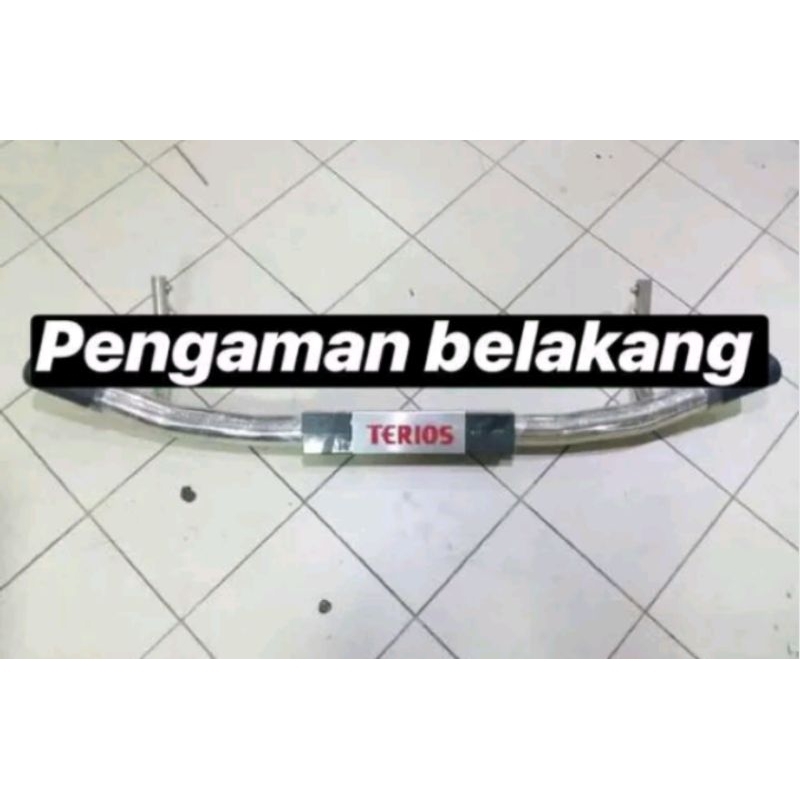tanduk belakang rush Terios 2016 keatas pengaman belakang rush Terios bumper bemper belakang rush Te