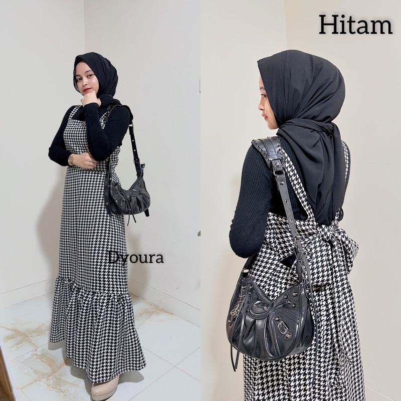 Overall houndstooth  / overall bella / overall pita belakang / overall yolla / overall reina / overa