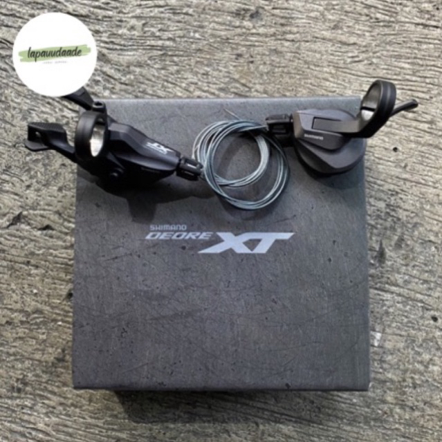 SHIMANO DEORE XT SL-M8100 Shifter Shifting Lever 2x12 Speed  SHIMANO DEORE XT - RAPIDFIRE PLUS MONO 