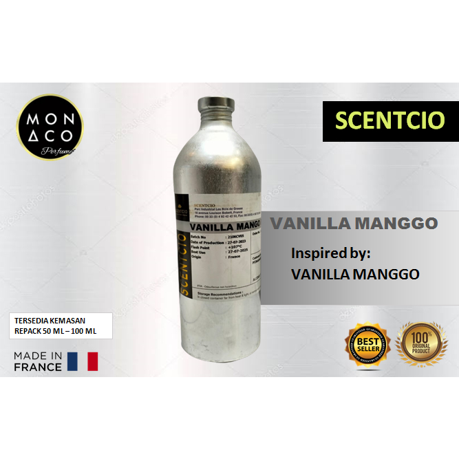 BIBIT PARFUM VANILLA MANGO BY CREATION SCENT - ASLI 100%