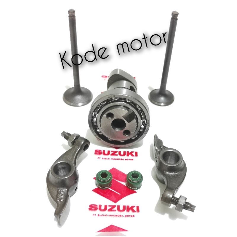 1set Shogun 125 SP Noken as + Pelatuk klep + payung Klep + seal klep Suzuki Shogun 125 Sp