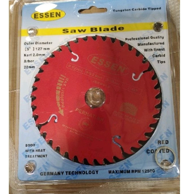 mata circular Saw TCT 5" x 40T ESSEN