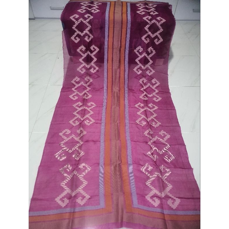 tenun sulam organdi sutra