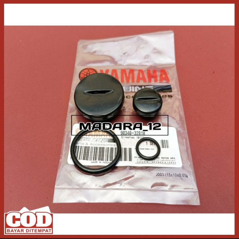 tutup blok magnet dan seal 1 set yamaha jupiter mx jupiter z vixion vega r new/tutup blok magnet yam