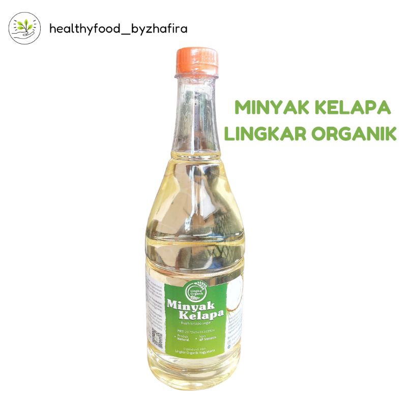 

1L Coconut cooking oil(CCO) LINGKAR ORGANIK Minyak Goreng Kelapa