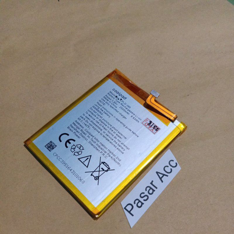 Baterai Coolpad Max A8-930 A8-831 cpld 380 Cpld 395 CPLd 395 Sky 3 E502  CPLD 401 Battrey Hp