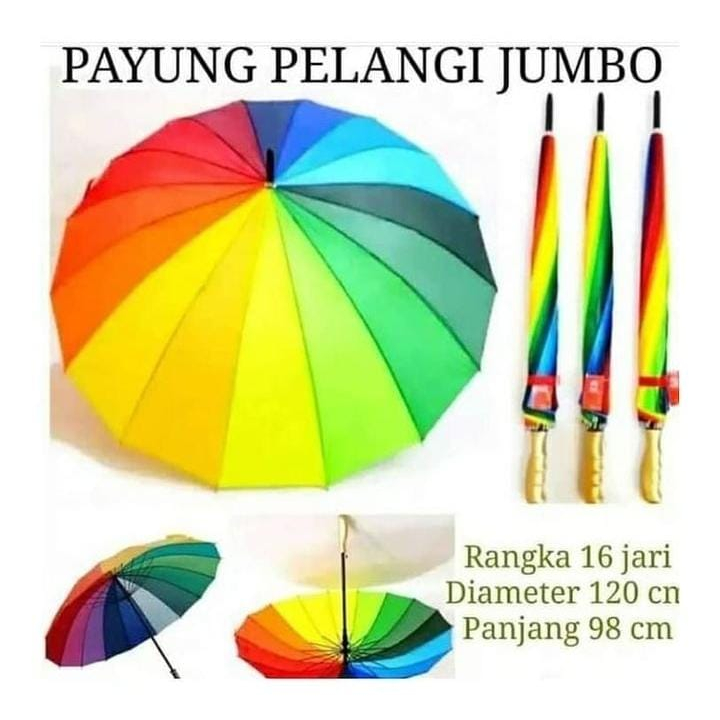 Payung pelangi payung jumbo payung