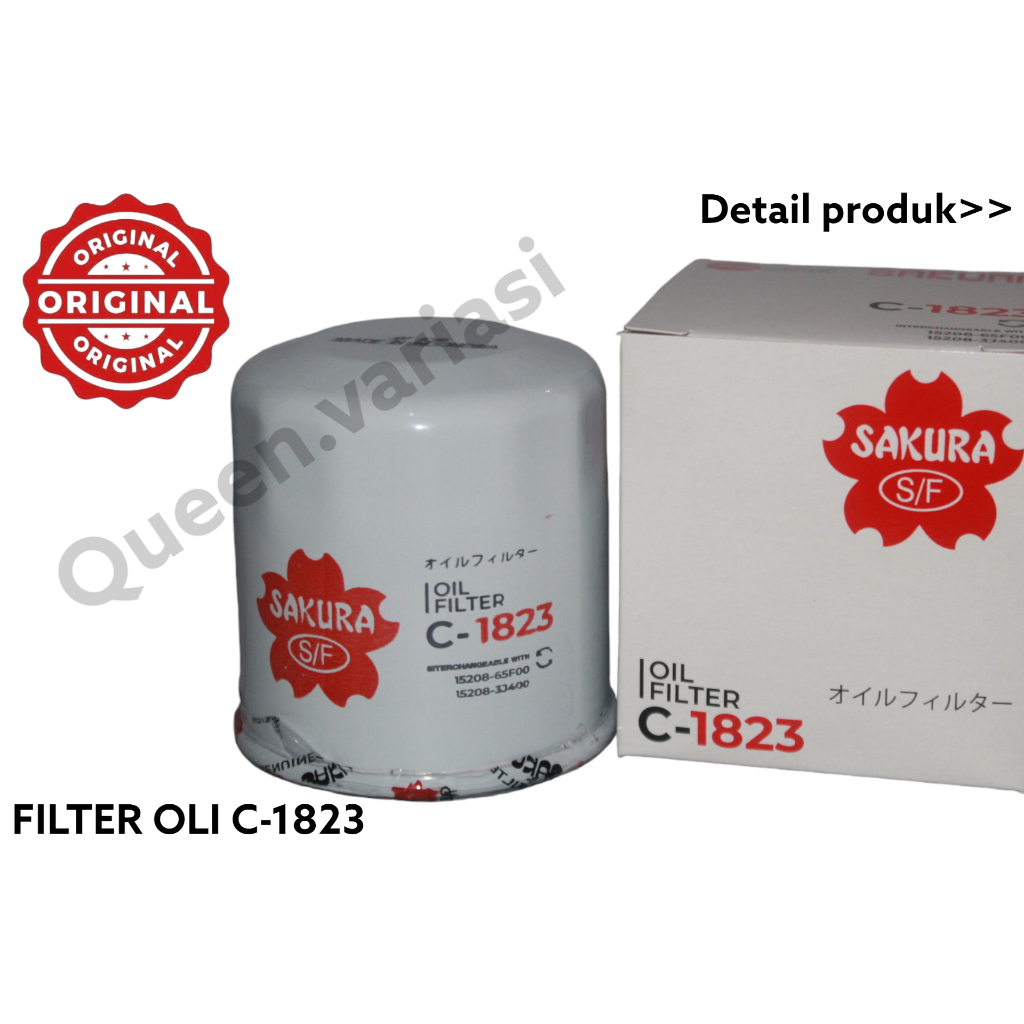 FILTER OLI NISSAN MARCH DATSUN GO NISSAN EVALIA C-1823