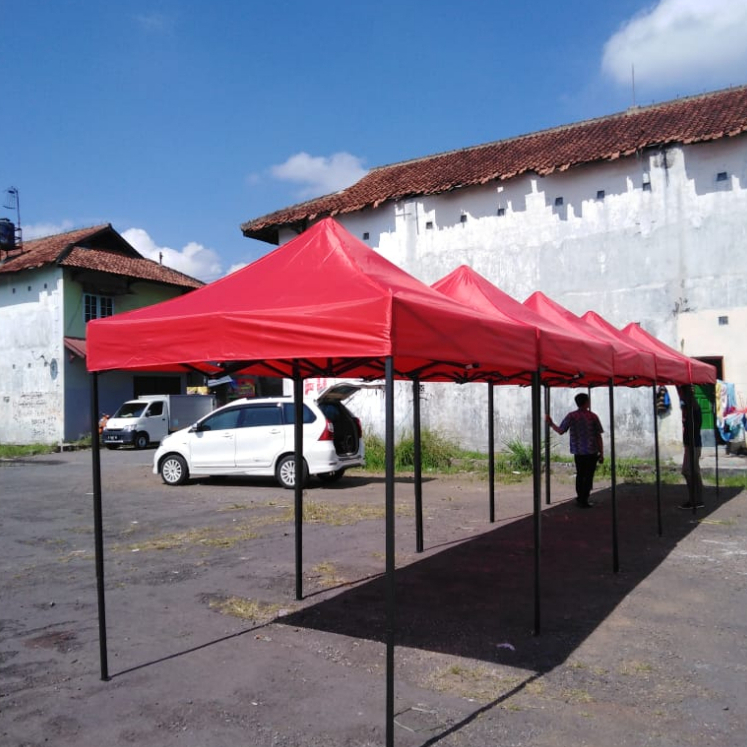 Tenda Lipat Otomatis 2x3, 2x3, 3x3 Tenda Bazar, Pameran, Dagang
