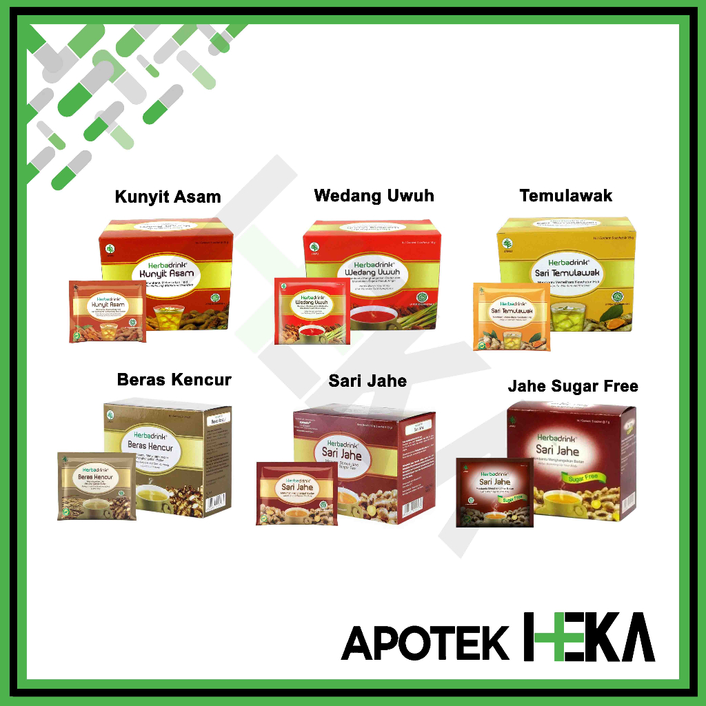 

Herbadrink Jamu Instan 1 Kotak isi 5 Sachet - Minuman Penghangat Badan