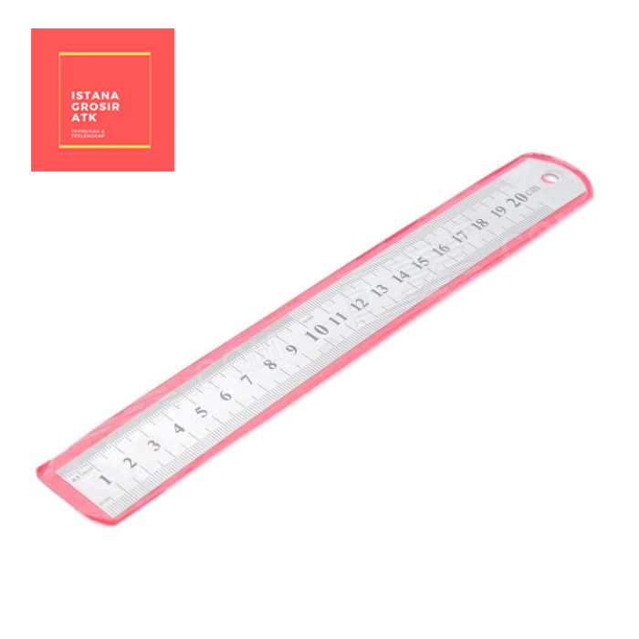 

Penggaris besi / Stainless steel Ruler 30 cm