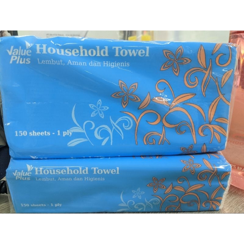 Value Plus tissue dapur kitchen towel 150 sheet 1 play