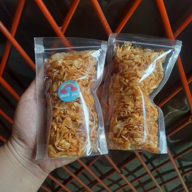 

Bawang Goreng Sumenap 90 Gr ada rasa original dan Asin/tidak pakai tepung