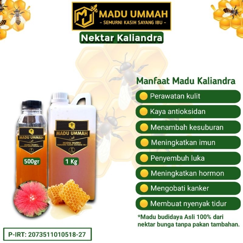 

Madu Kaliandra Ummah kemasan 1kg