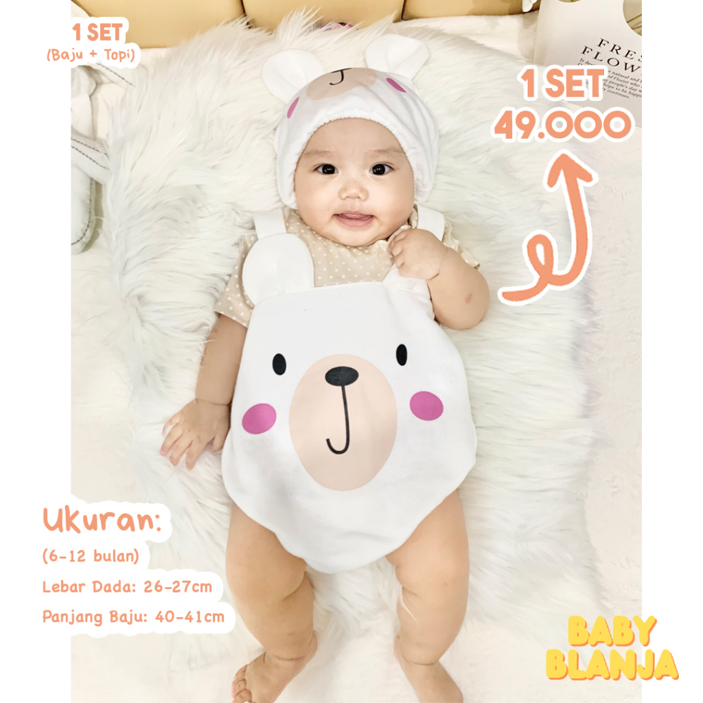 Jumper Bayi Newborn Charlotte Set