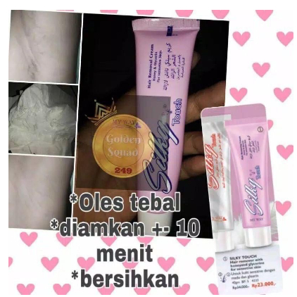 ❤wschummtrendy❤SILKY TOUCH MY WAY / KRIM PERONTOK BULU / Cream & Wax Penghilang Bulu Rambut / KRIM P