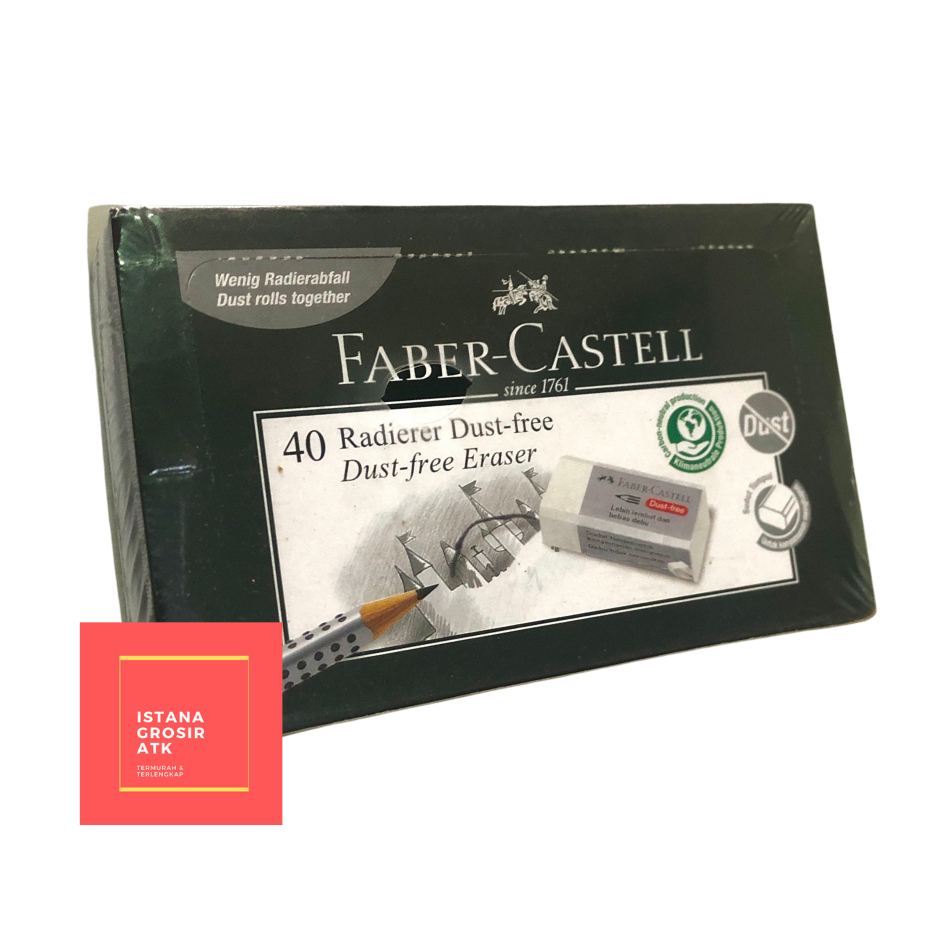 

PENGHAPUS FABER CASTELL DUST FREE ERASER