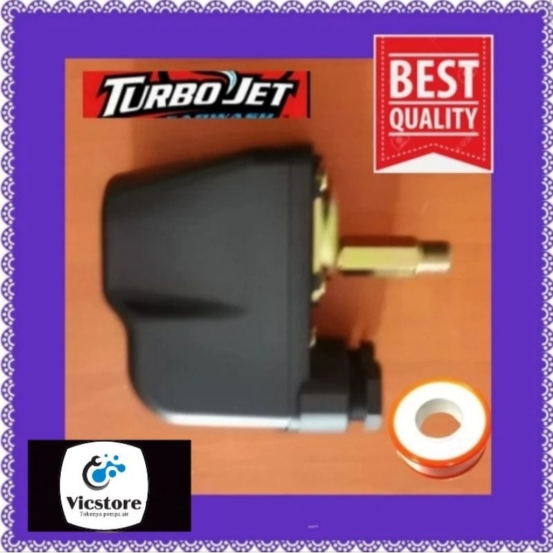 Garansi otomatis Turbo Jet PM 5 pompa air 1/4 inch jet pump national gold dp 370a 255a mc one