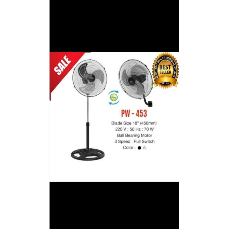 kipas angin maspion 18 inch pw 453