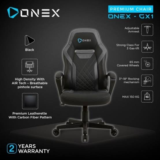 ONEX GX1 Premium Gaming Chair Kursi Gamer ONEX GX1 Premium Quality Gaming Chair Kursi