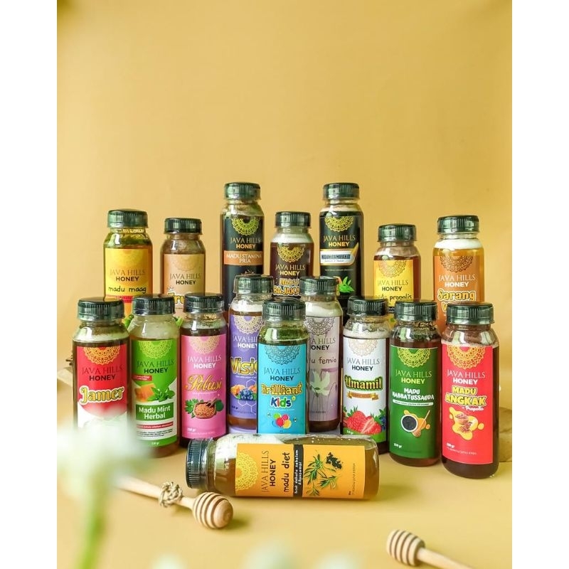 

(PROMO) JAVA HILLS HONEY MADU HERBAL DAN MURNI FREE SUSU ENERGEN DAN SENDOK KAYU