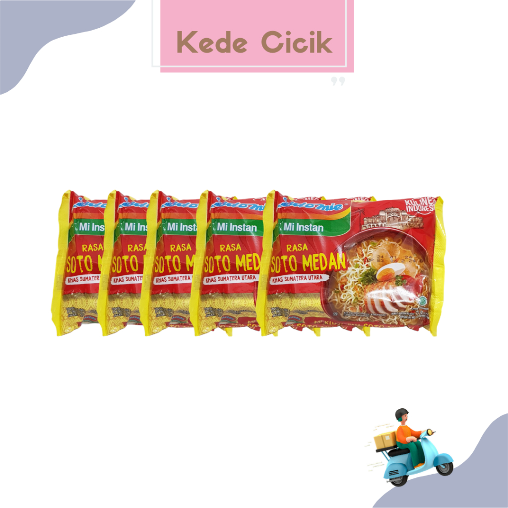 

(BUNDLE 5pcs) INDOMIE RASA SOTO MEDAN
