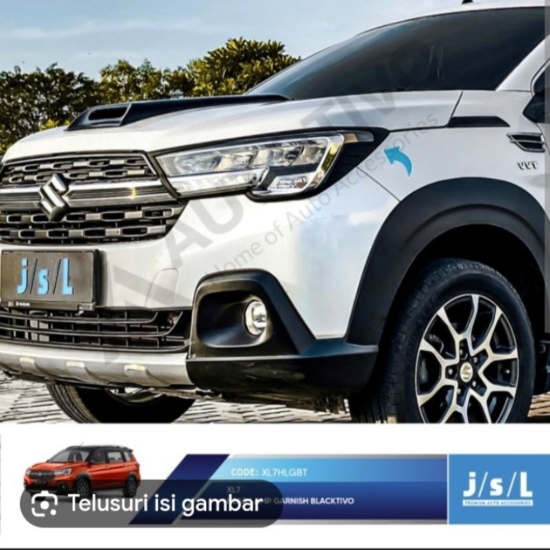 Suzuki XL7 Garnish Depan Hitam Doff JSL Head Lamp Garnish Blacktivo