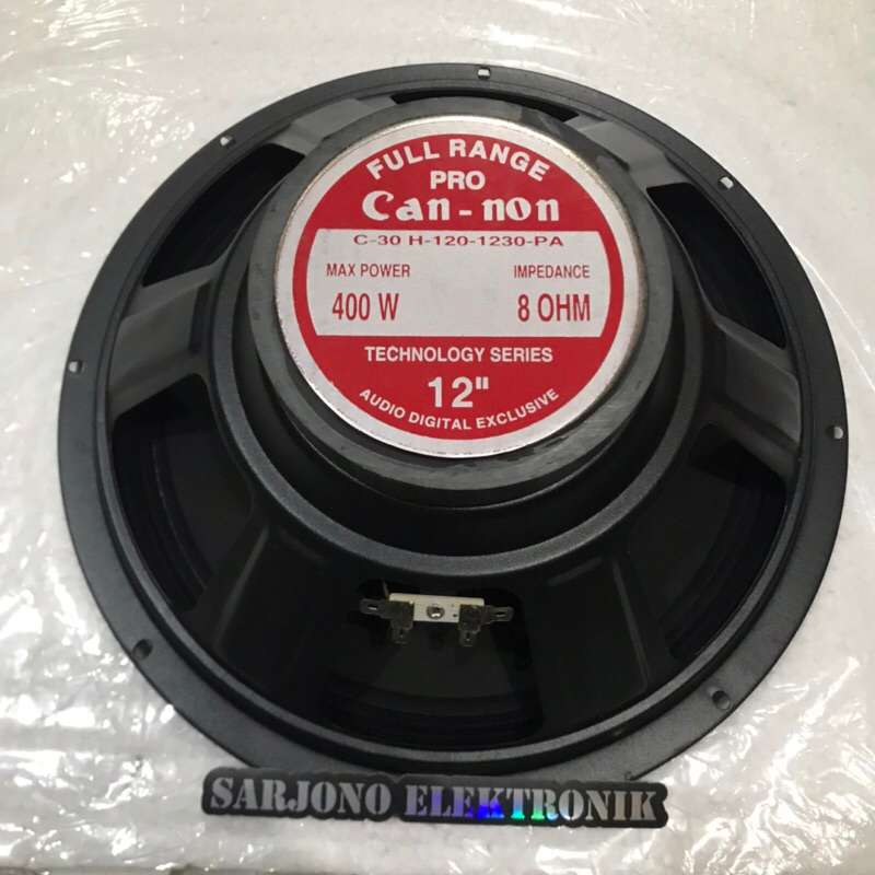 speaker canon 12 inch pro full range C1230 PA full range / speaker 12 inch cannon woofer C-30SRW38B