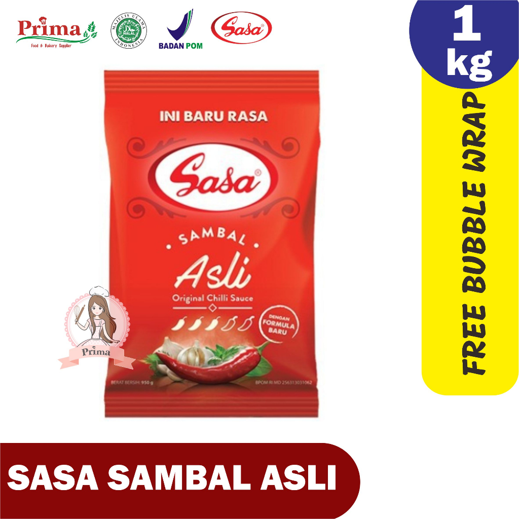 

sasa saus sambal asli pillow bag 950gr