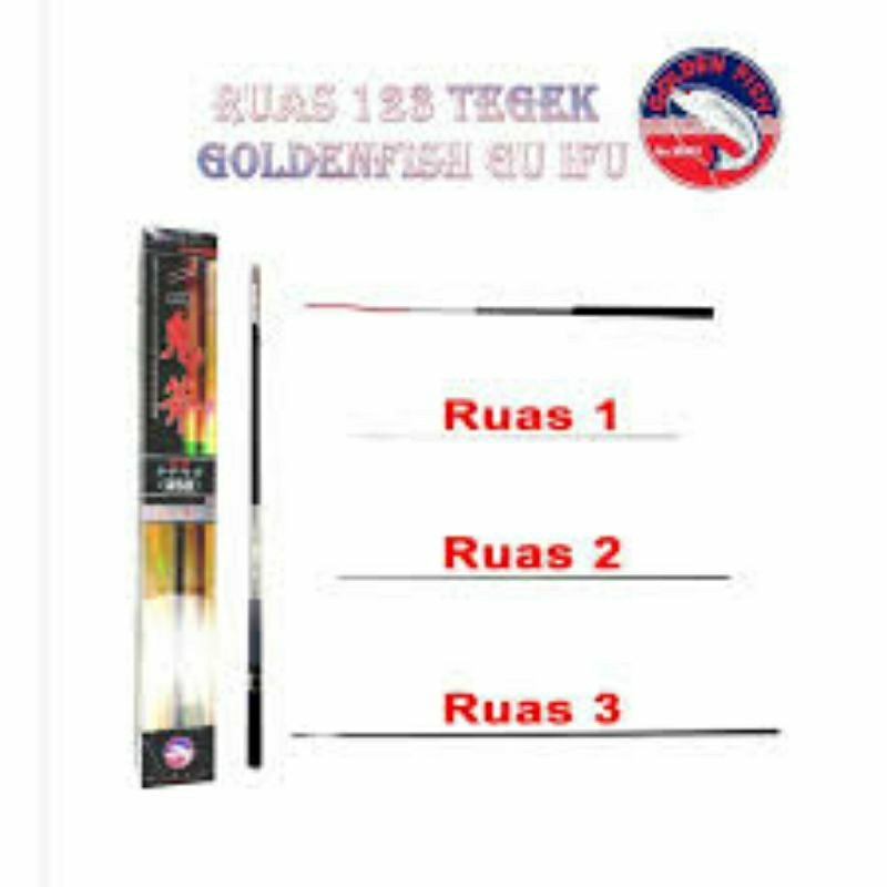 Ruas 123 Joran Tegek GOLDENFISH GUIFU