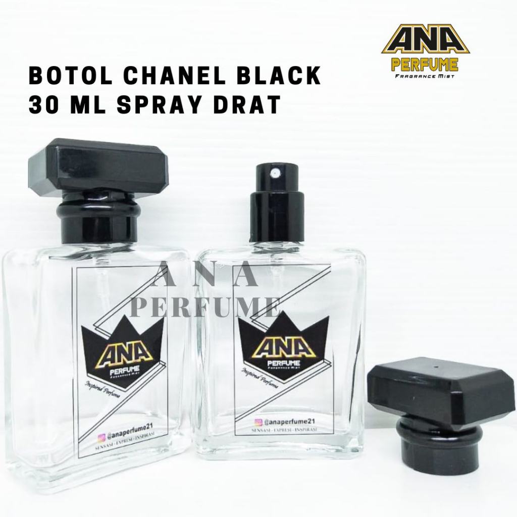 [ANA] ANA PERFUME BOTOL PARFUM CHANEL 30ML SPRAY DRAT - BOTOL PARFUME KOSONG CHANEL - BOTOL CHANEL 3