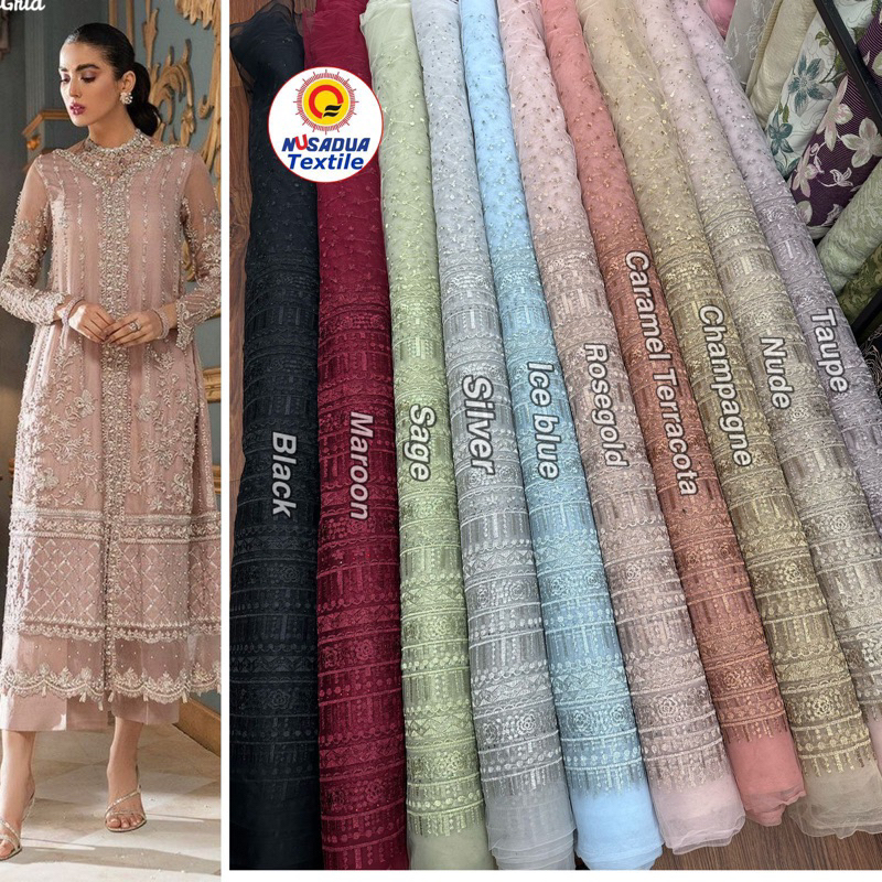1/2 METER KAIN LACE // LOLLY LACE // LACE PAYET // LACE FULL SEQUIN KEBAYA
