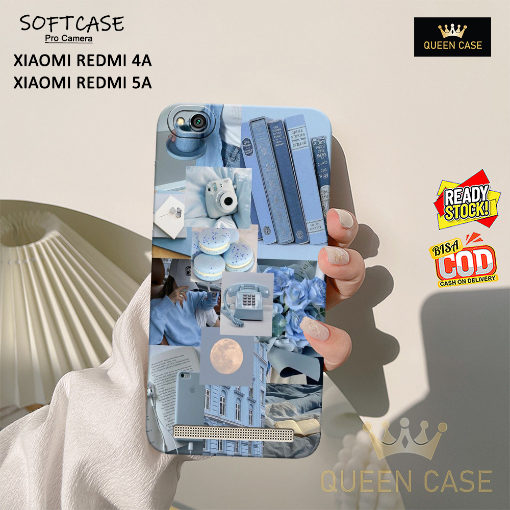 Softcase Pro Camera Aesthetic - Case Hp Xiaomi Redmi 4A / Redmi 5A - Casing Hp Xiaomi Redmi 4A / Red