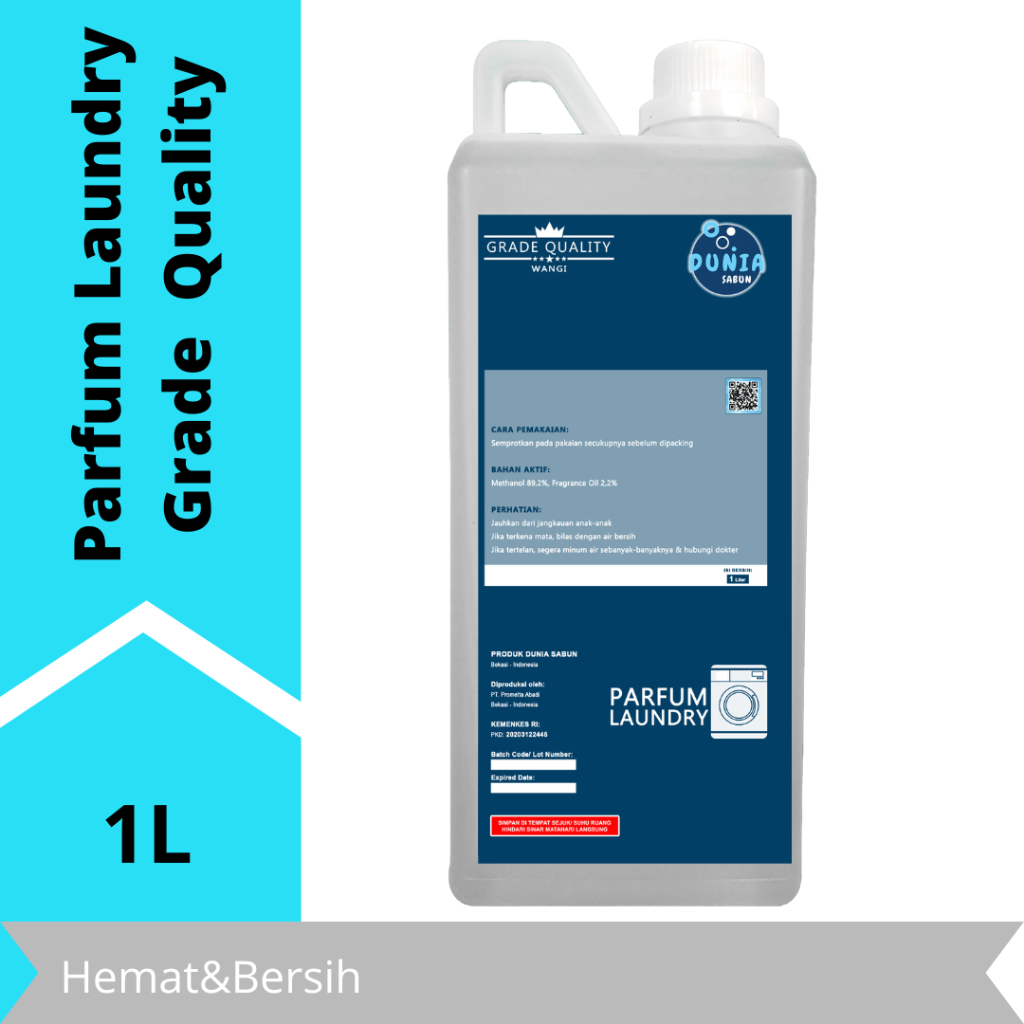 PARFUM LAUNDRY GRADE QUALITY KEMASAN BOTOL 1 LITER