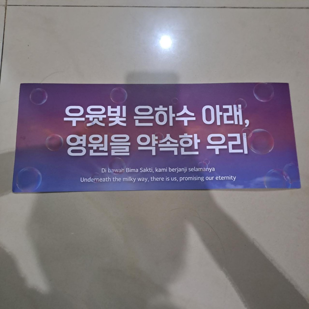 Banner Konser TXT Jakarta Act Sweet Mirage