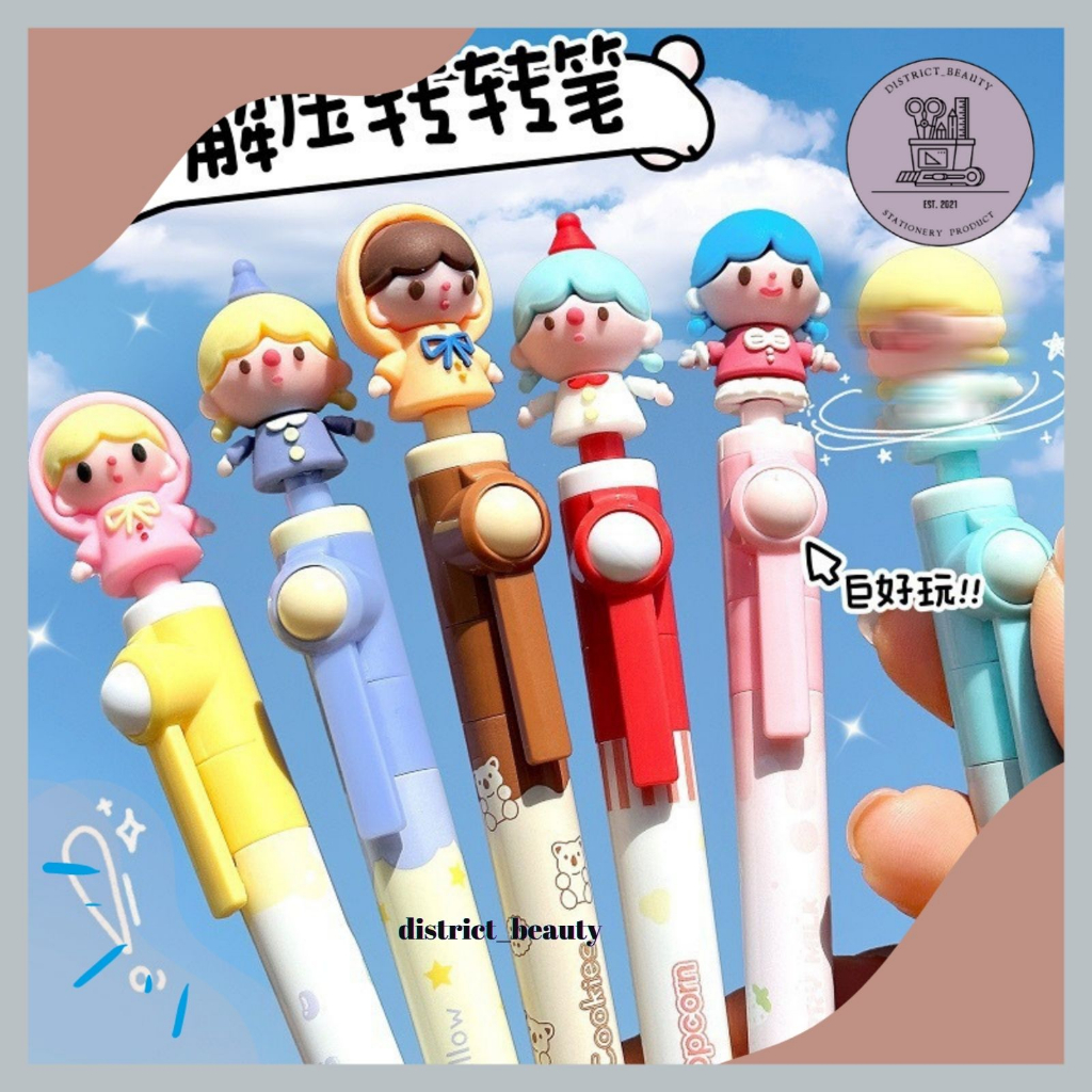 

PULPEN ROLLING BALL CUTE GIRL BOLPEN GEL ANTI BOSEN DIKELAS PENA GEL CAIR MOMO CEWEK