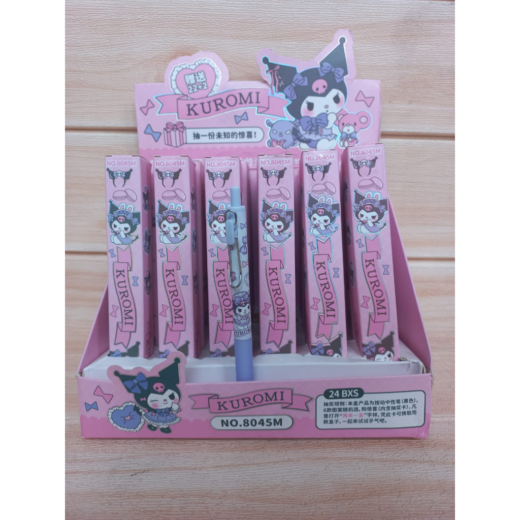 

PULPEN BLIND BOX KUROMI 8045 M 1 SET ISI 6PC