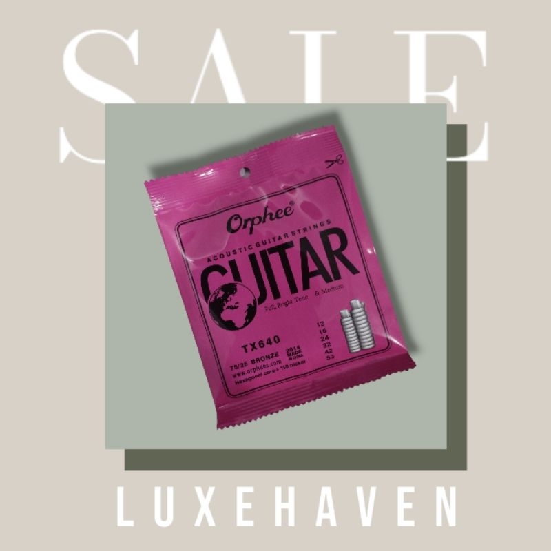 SENAR GITAR AKUSTIK SENAR GITAR ORPHEE SENAR ORPHEE SENAR GITAR TX 640