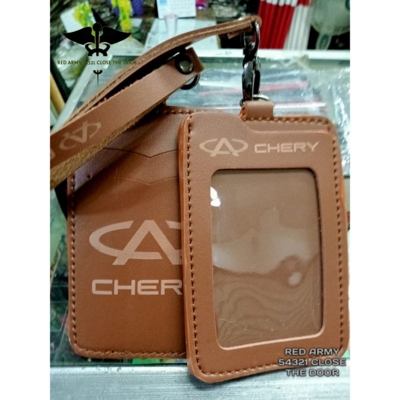 

ID Card Holder Tali Lanyard Name Tag Logo CHERY