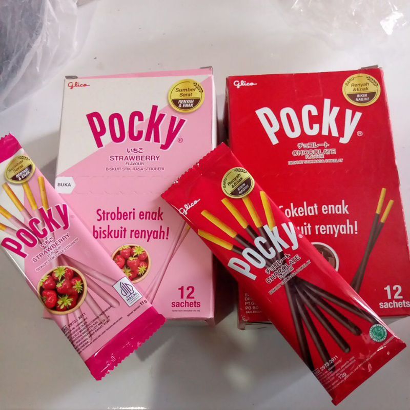 

BOX - Pocky Mini Strawberry Chocolate Isi 12 x 12gram