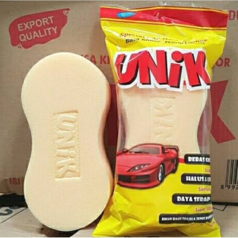 SPONGE CUCI MOBIL DAN MOTOR UNIK SPONGE ANGKA 8