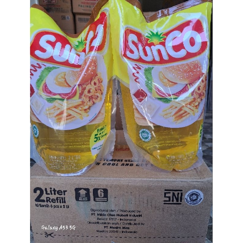 

Minyak goreng sunco refill 2 L