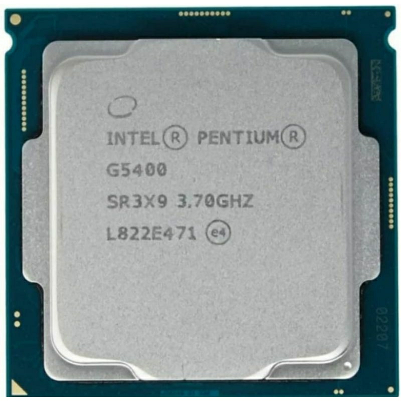 Intel G5400 3.7ghz Gen 9 bukan G6400 i3 7100 i3 8100 i3 9100f