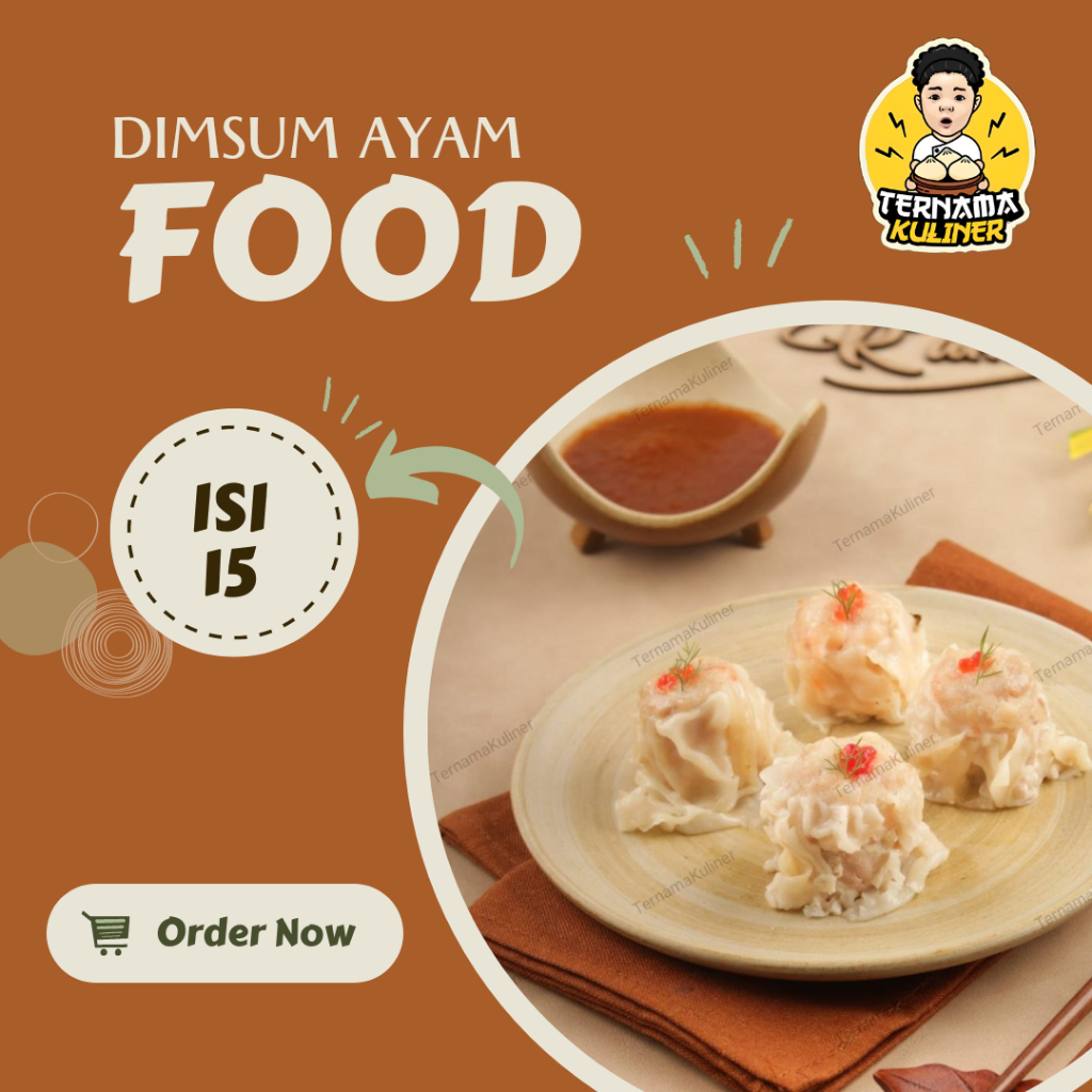 

Dimsum Ayam Isi 15 - Saus Pedas | Dimsum Lezat