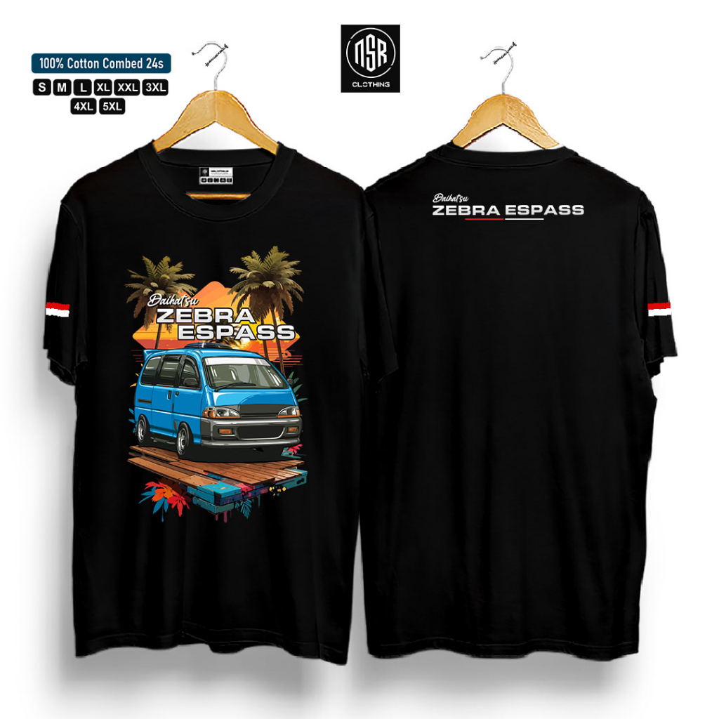 T-shirt ZEBRA ESPASS/kaos espas/baju espass