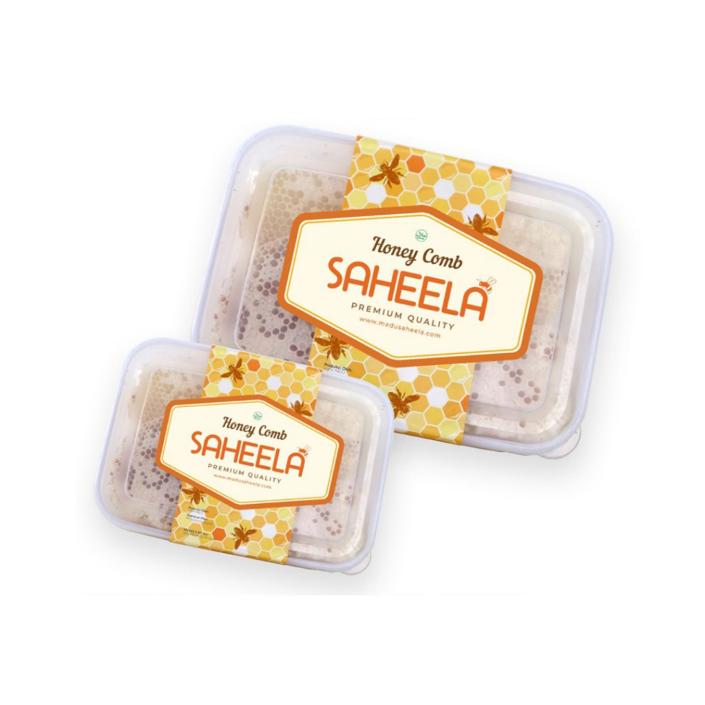 

Paket Madu Sarang Utuh Saheela 500gr + 250gr