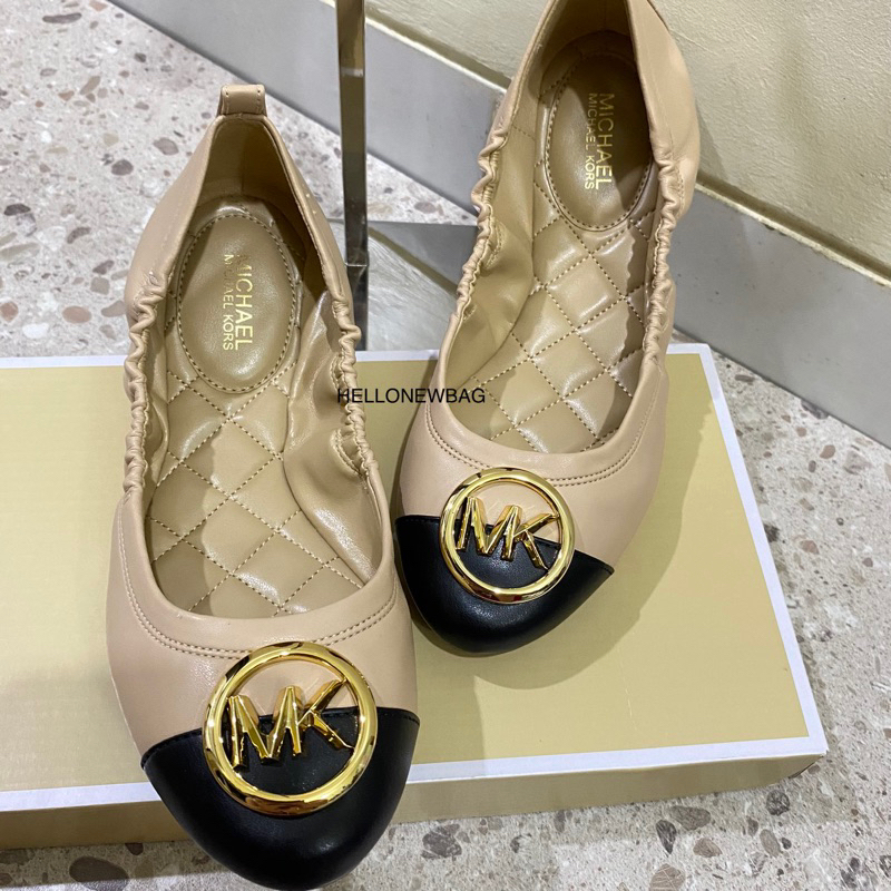 sepatu MK original - Michael kors carmen toe cap flat shoes