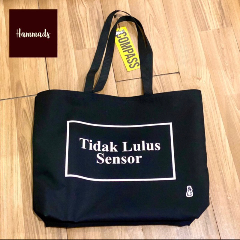 Compass x Fxxking Rabbits [FR2] Tidak Lulus Sensor Tote Bag