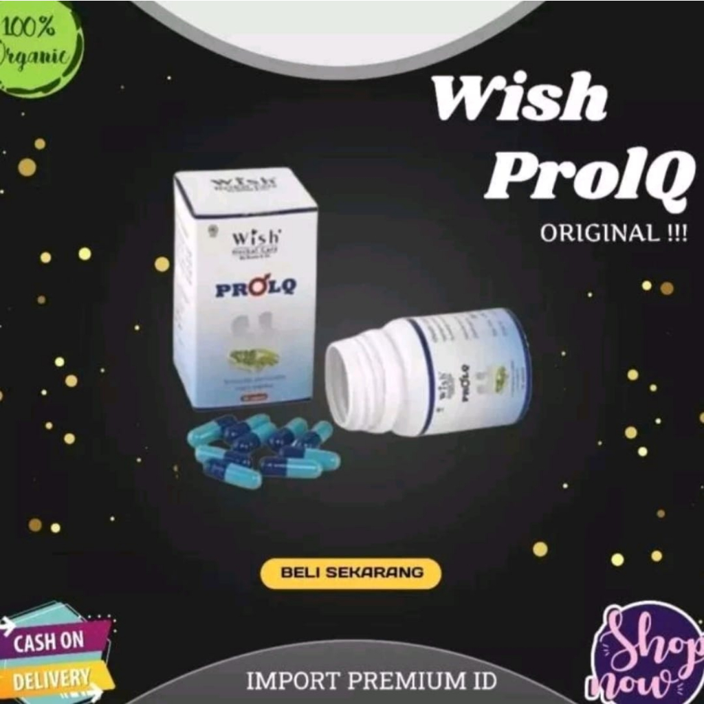 READY STOK wish prolq dr boyke kapsul pro lq wis capsul obat kuat TERBARU