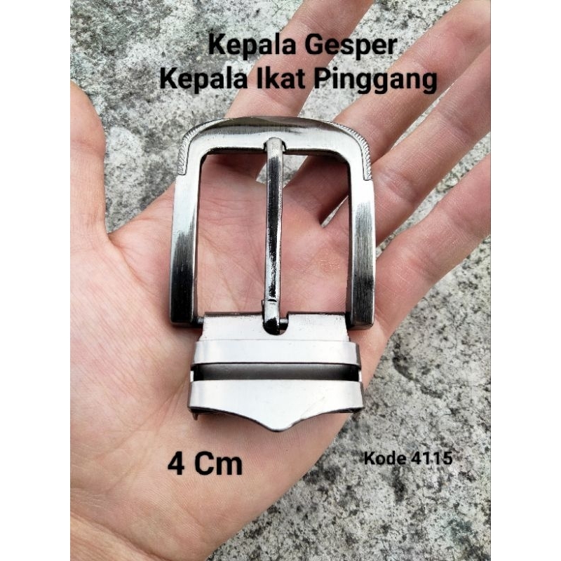 Kepala Ikat Pinggang Kepala Sabuk Ikat Pinggang Kepala Gesper Pria 4 Cm